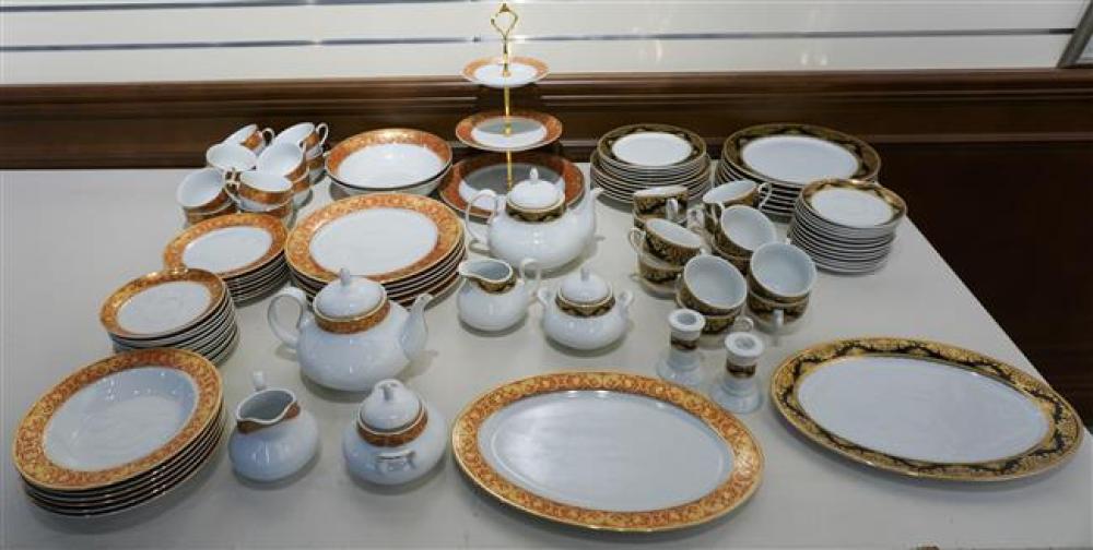 TWO SETS PEGASUS PORCELAIN DINNER SERVICES