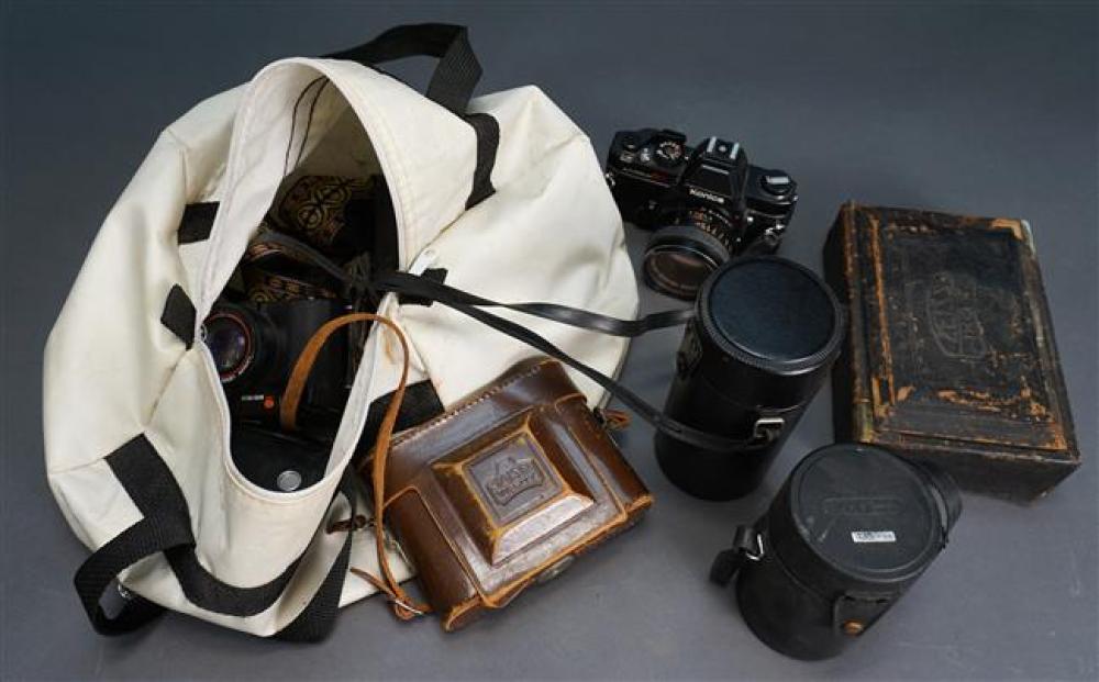 COLLECTION OF CAMERAS AND CAMERA