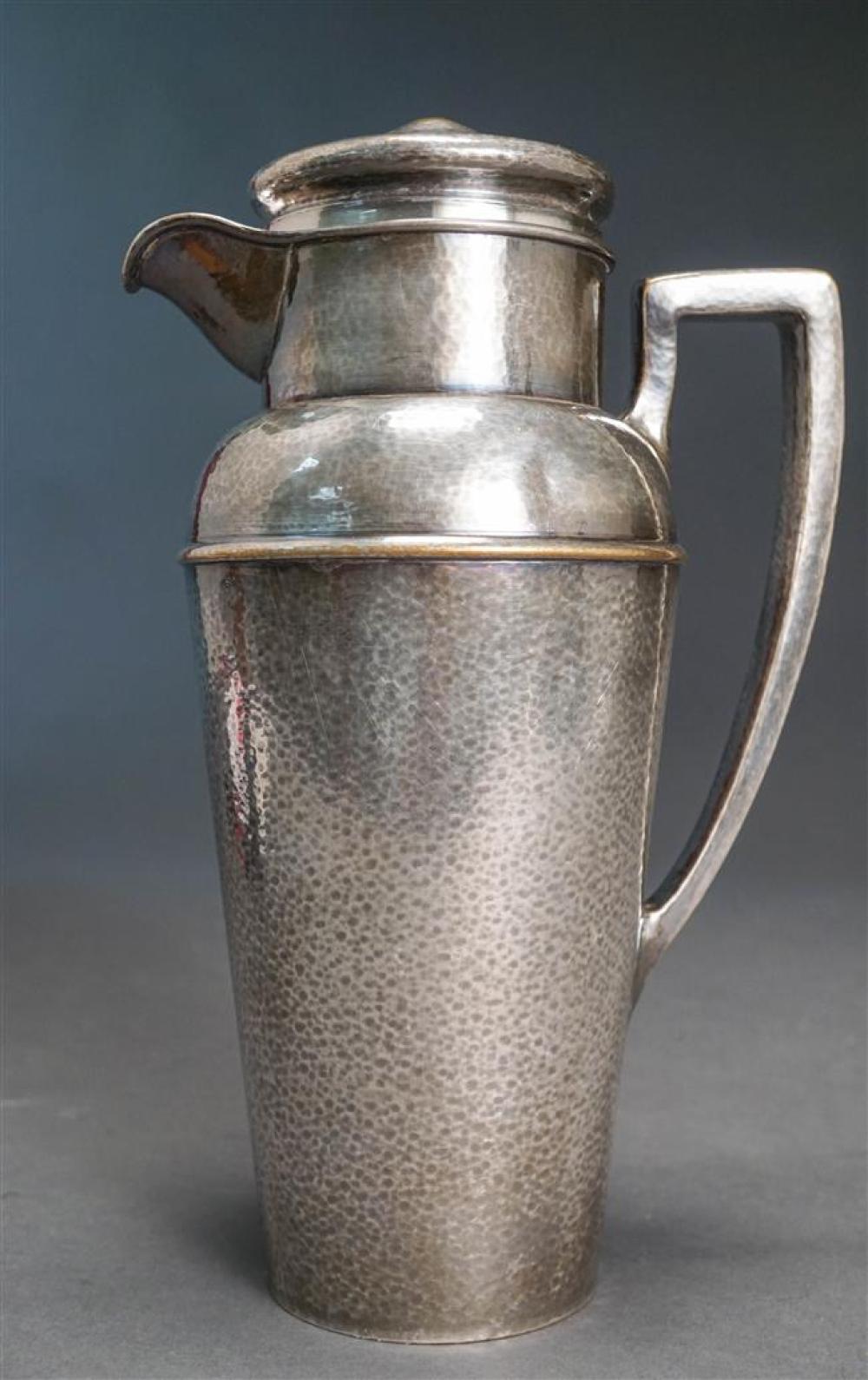 HAMMERED SILVER PLATE BEVERAGE