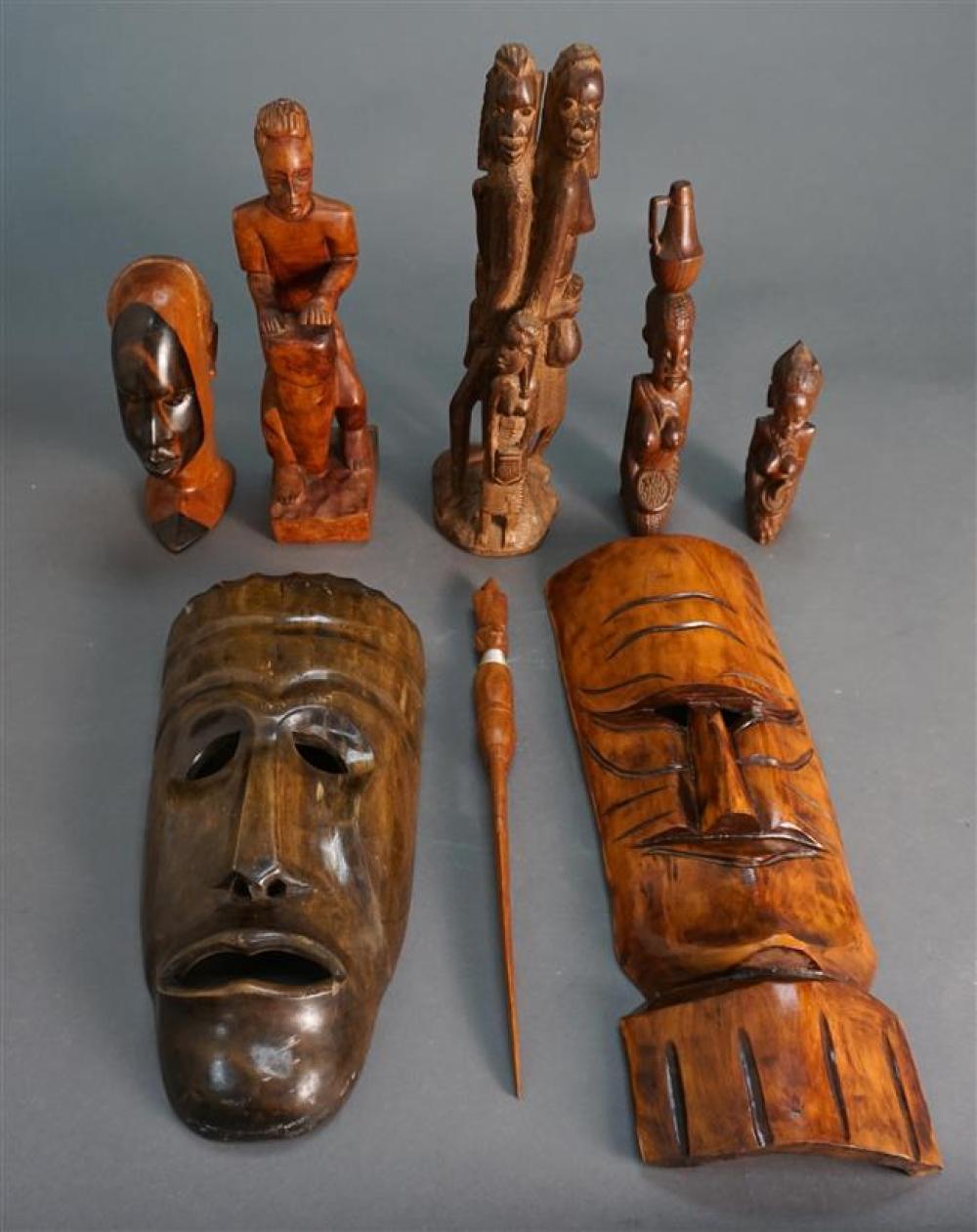 COLLECTION OF ASSORTED AFRICAN/OCEANIC