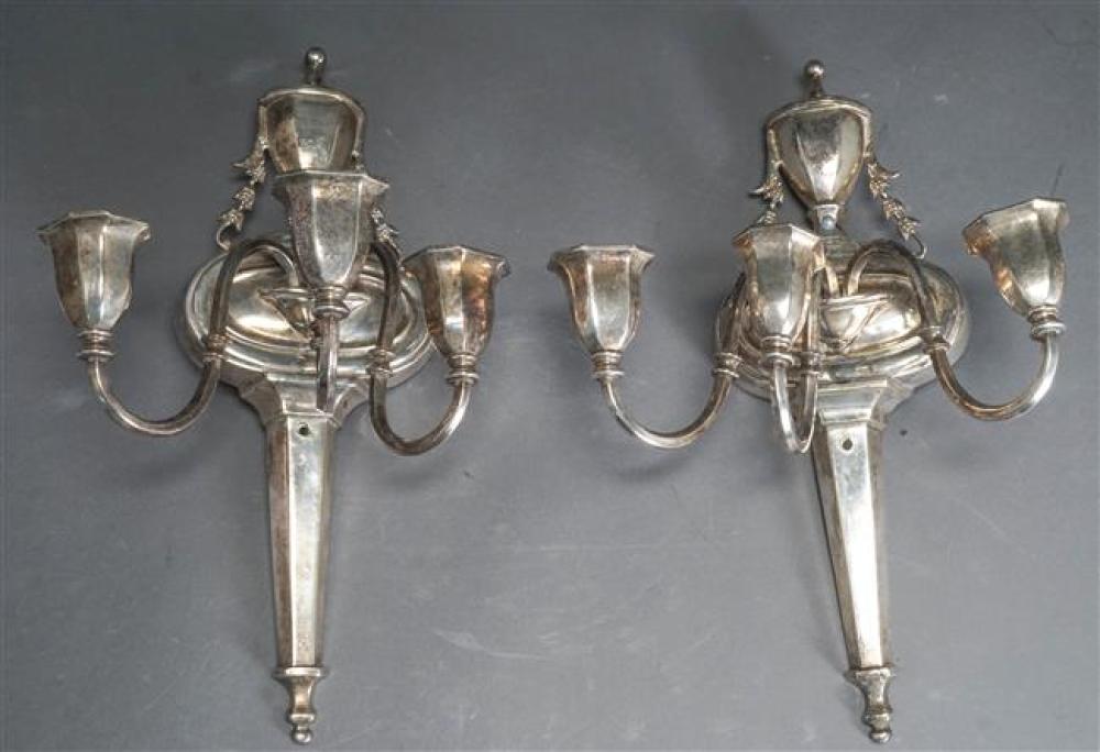 PAIR NEOCLASSICAL STYLE SILVER 325eb3