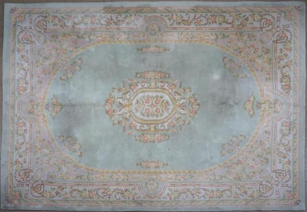 INDO-AUBUSSON RUG, 14 FT X 10 FTIndo-Aubusson