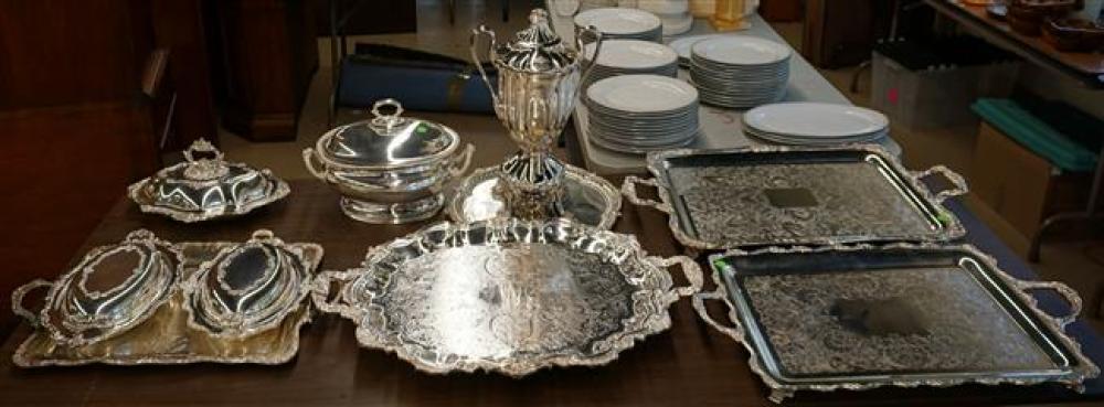 LARGE COLLECTION WITH FORMAL SILVER