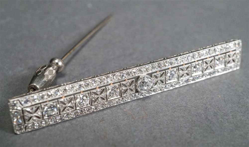 EDWARDIAN TESTED 18-KARAT WHITE-GOLD