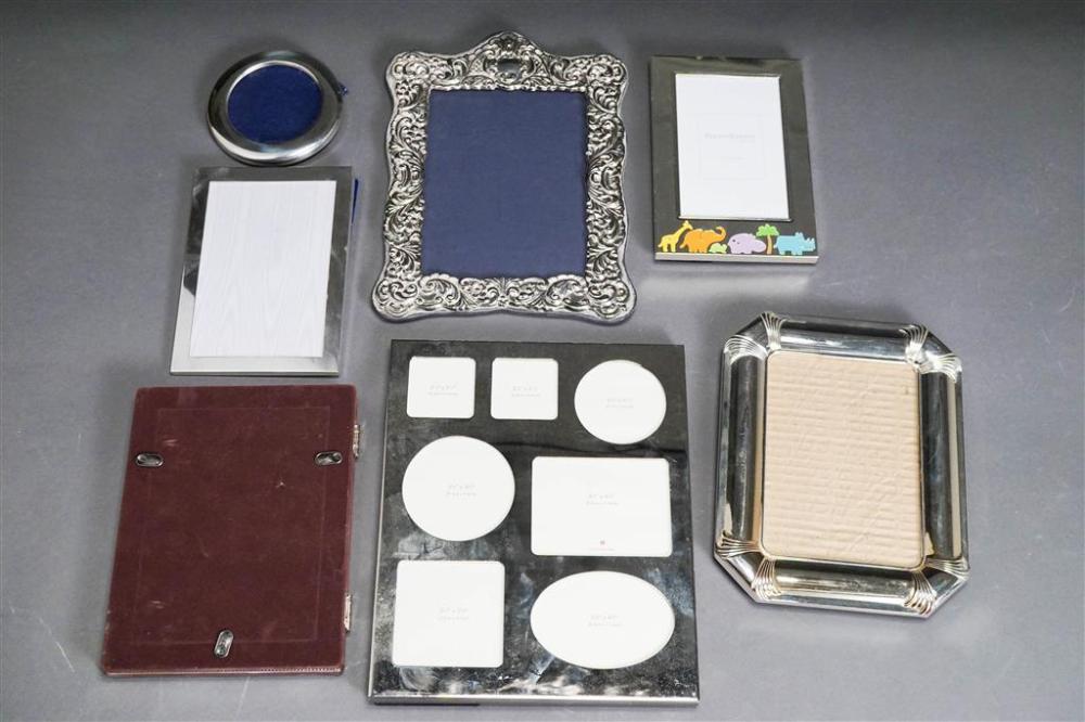 TWO SILVER FRAMES AND A COLLECTION 3261b2