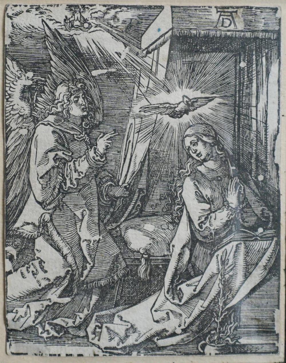 A DURER THE ANNUNICATION WOODCUT  3261f0