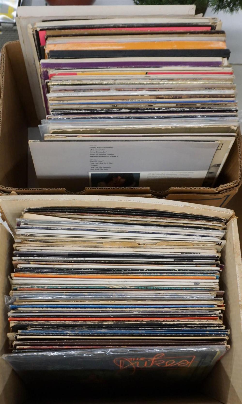 TWO BOXES OF LP RECORDSTwo Boxes of