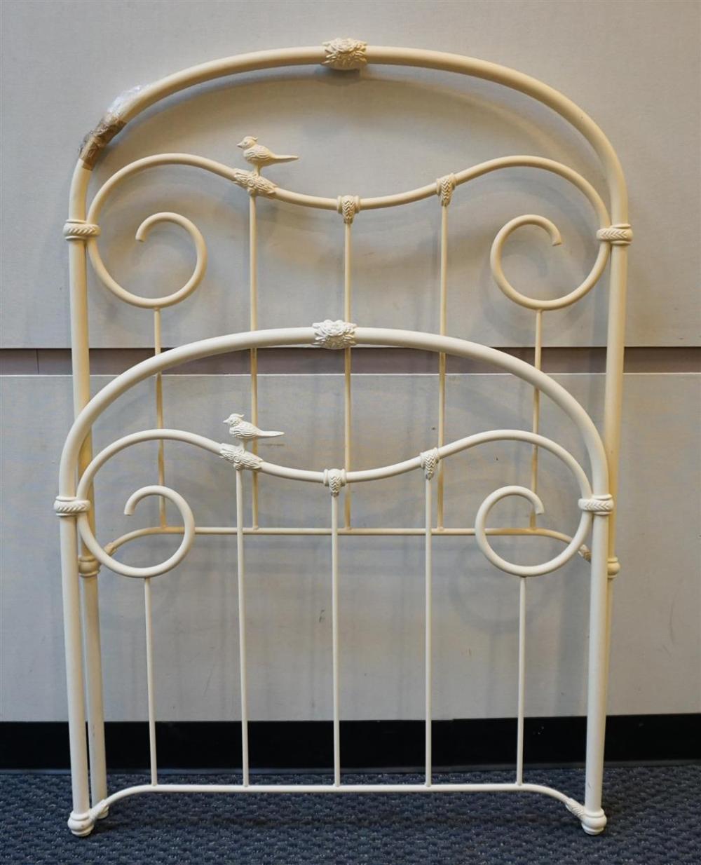 VICTORIAN STYLE IVORY PAINTED IRON 32621c