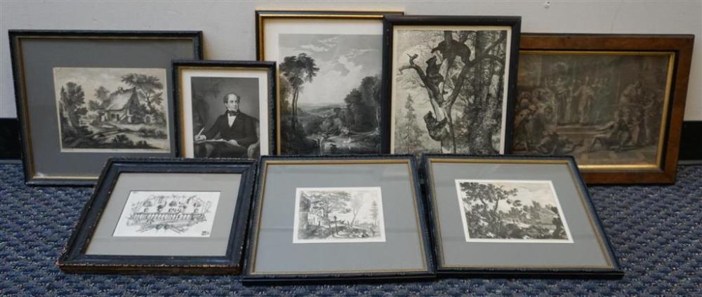 COLLECTION WITH ASSORTED FRAMED