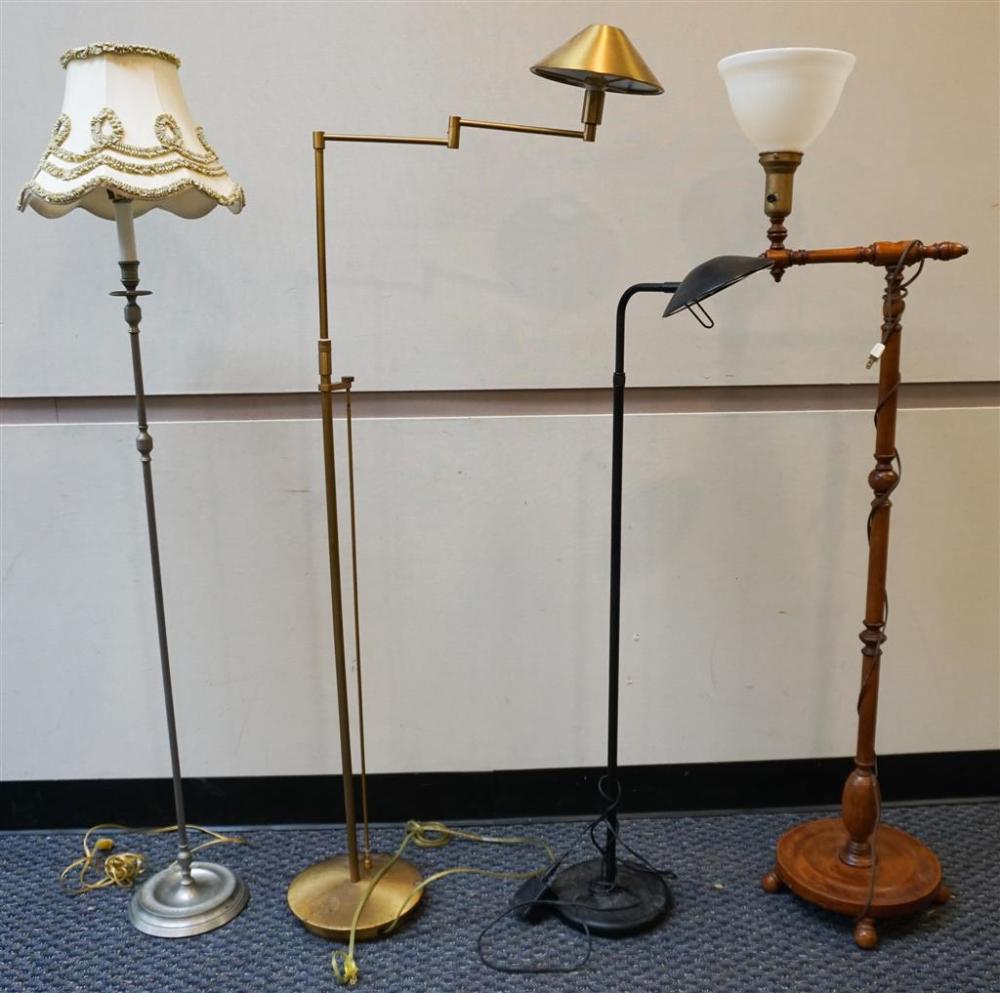 FOUR ASSORTED FLOOR LAMPSFour Assorted 32625f