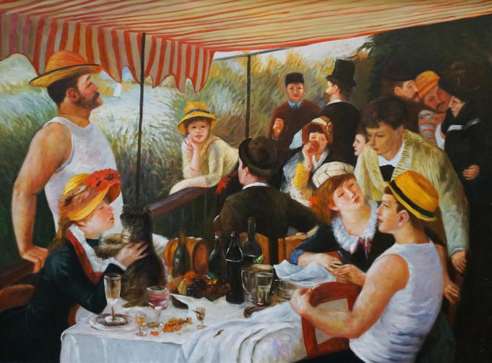 AFTER RENOIR, LUNCHEON OF THE BOATING