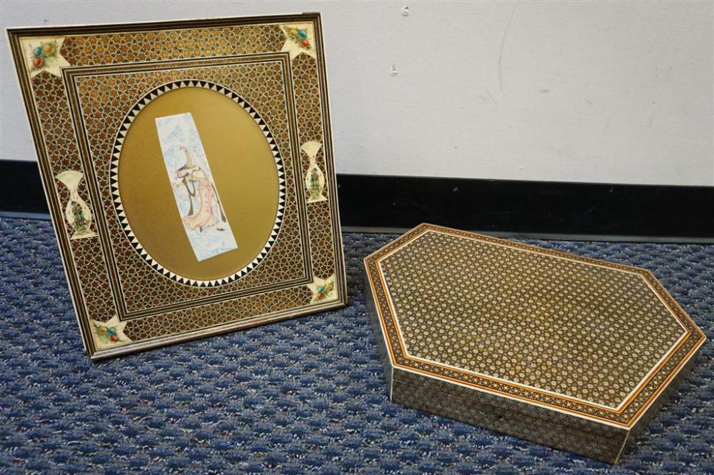 PERSIAN INLAID WOOD HINGED BOX