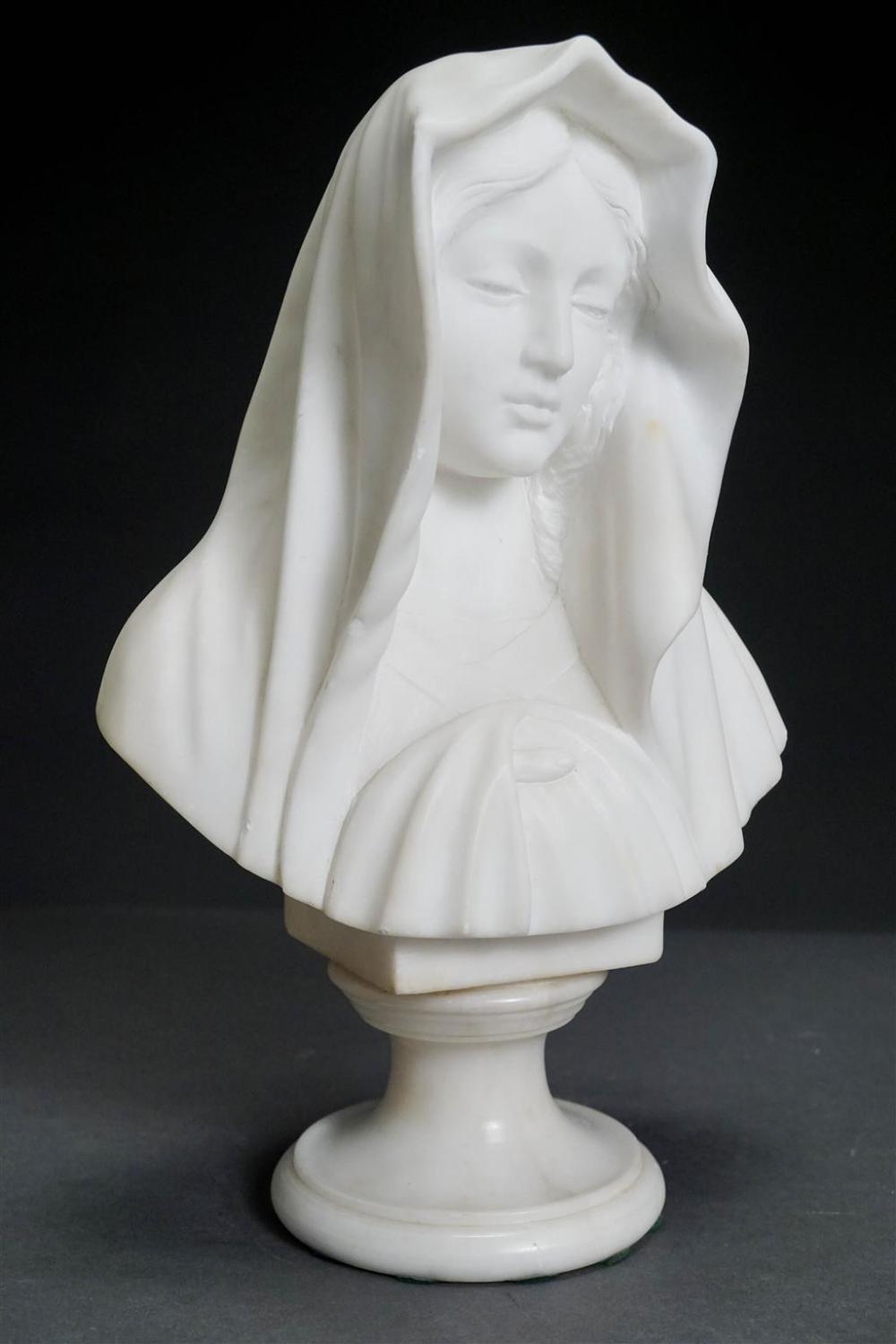 CONTINENTAL ALABASTER PORTRAIT