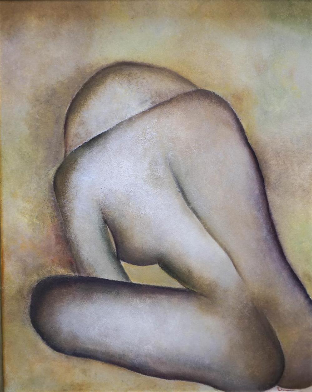 20TH CENTURY, NUDE FEMALE, OIL