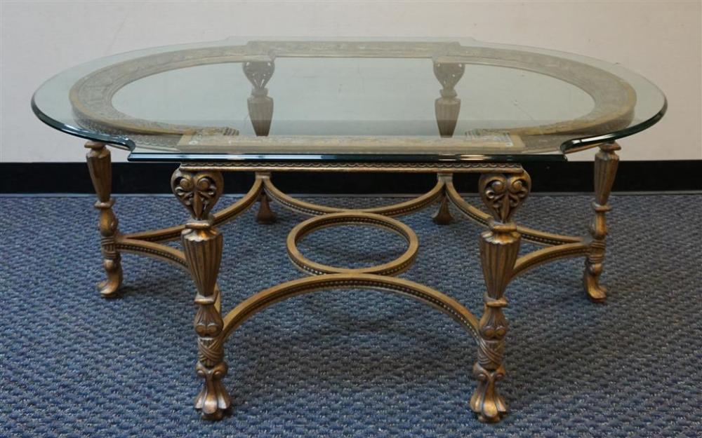 NEOCLASSICAL STYLE GILT CAST METAL