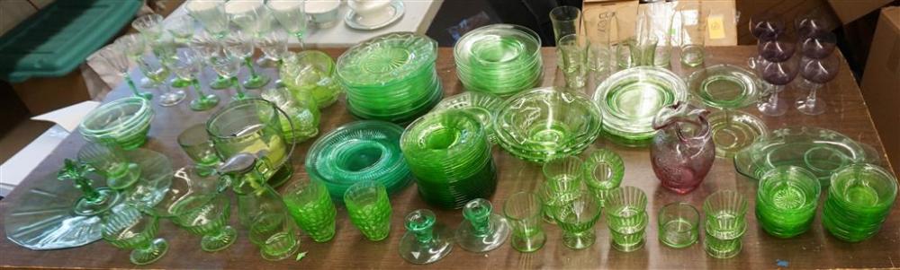 LARGE COLLECTION OF AMERICAN GREEN
