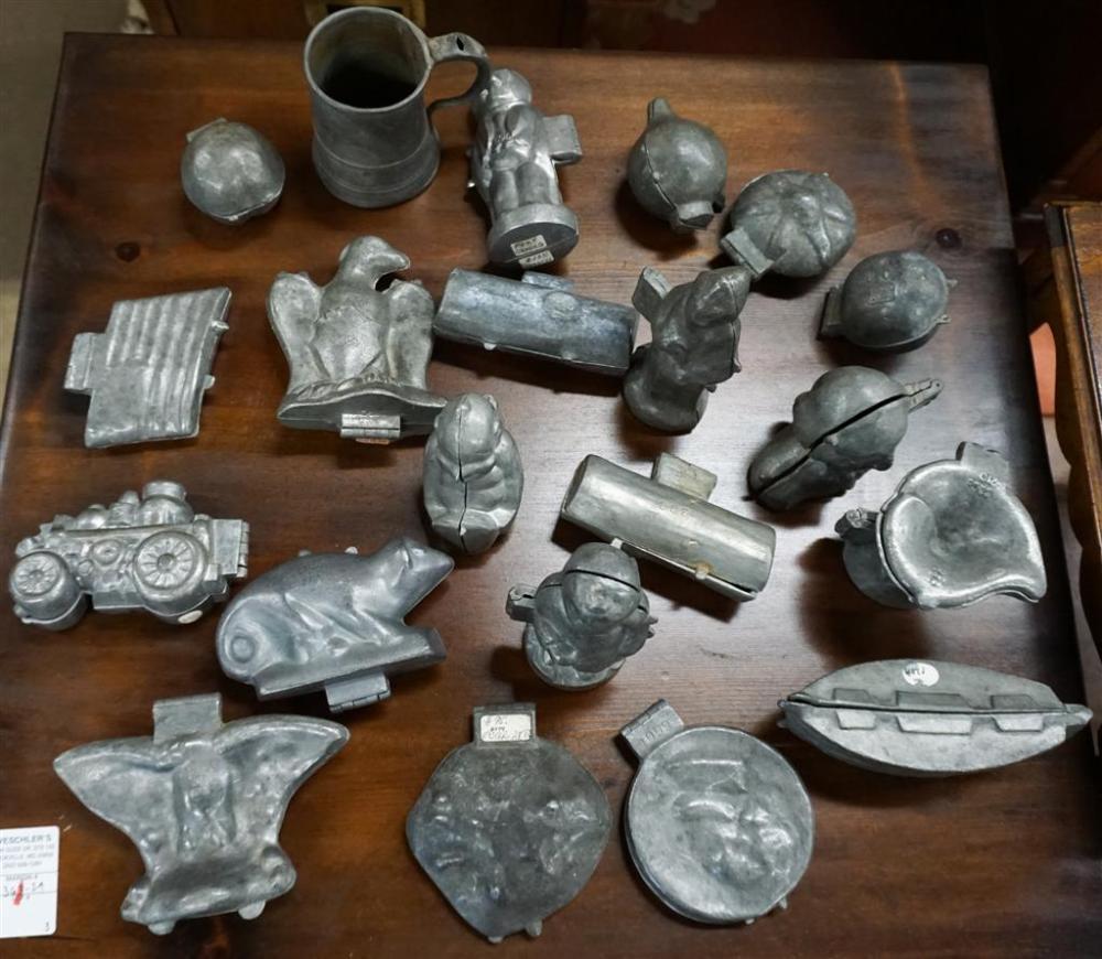 COLLECTION OF ASSORTED PEWTER ICE