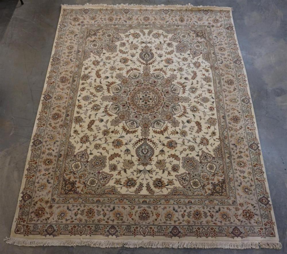 INDO KESHAN RUG 9 9 X 7 4 FEETIndo 326426