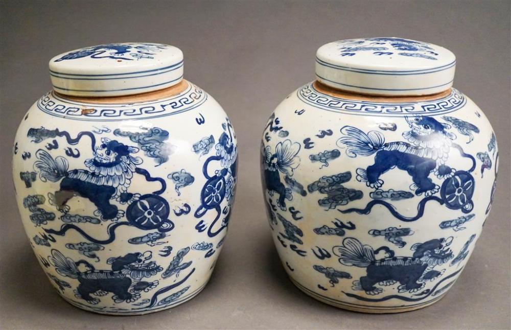 PAIR OF CHINESE BLUE AND WHITE 326437