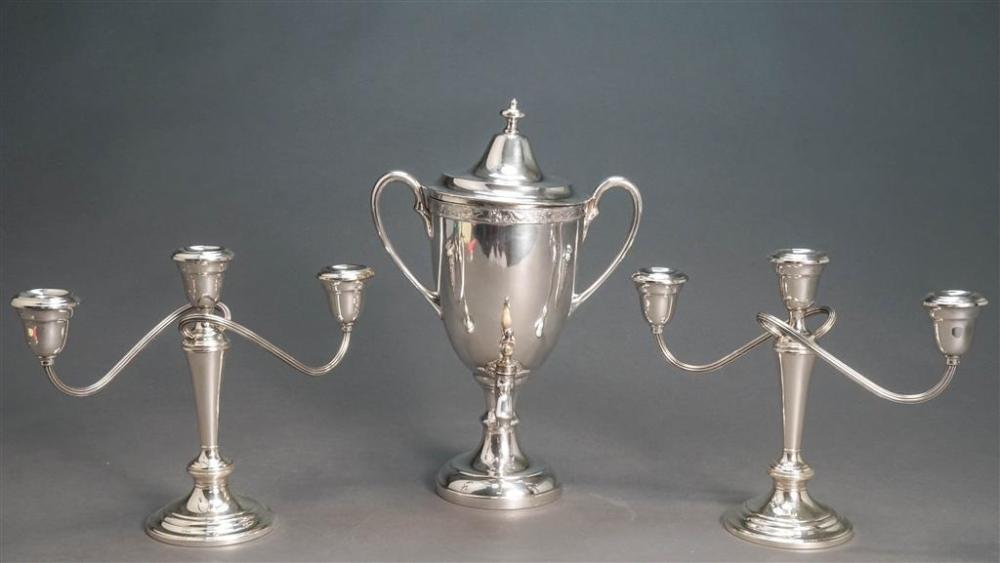 GORHAM SILVER PLATE THREE LIGHT 32644d