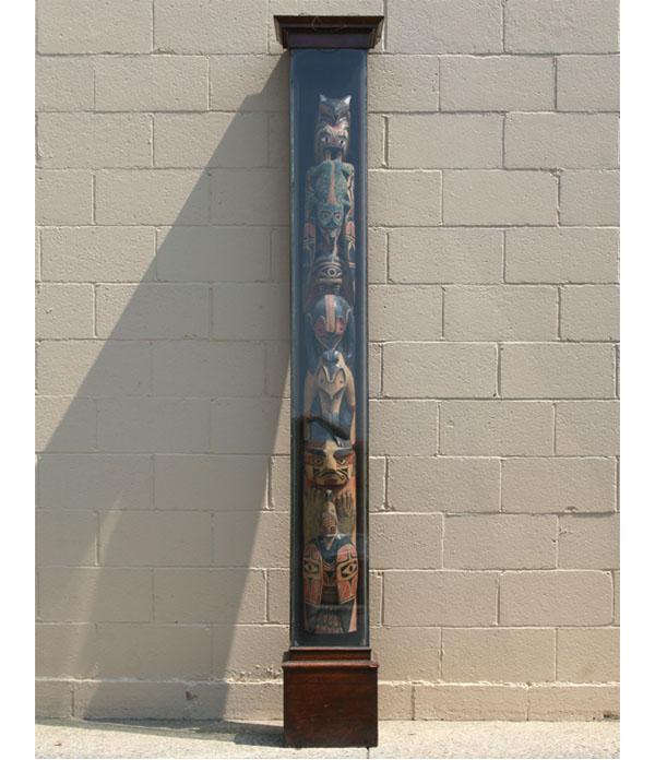 Red Man Lodge cased NW Totem Pole  50a13