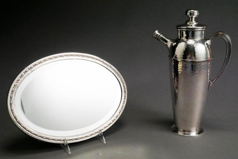 PAIRPOINT HAMMERED SILVER PLATE