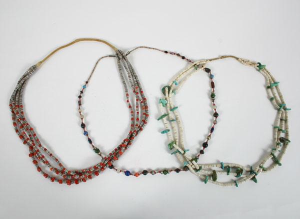 Lot of three Native American beaded