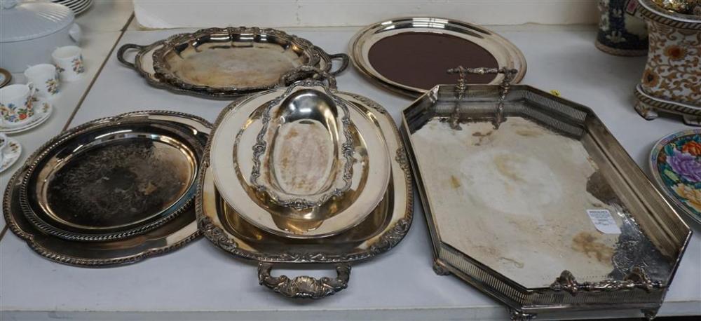 ENGLISH SILVER PLATE GALLERY TRAY 3265c5