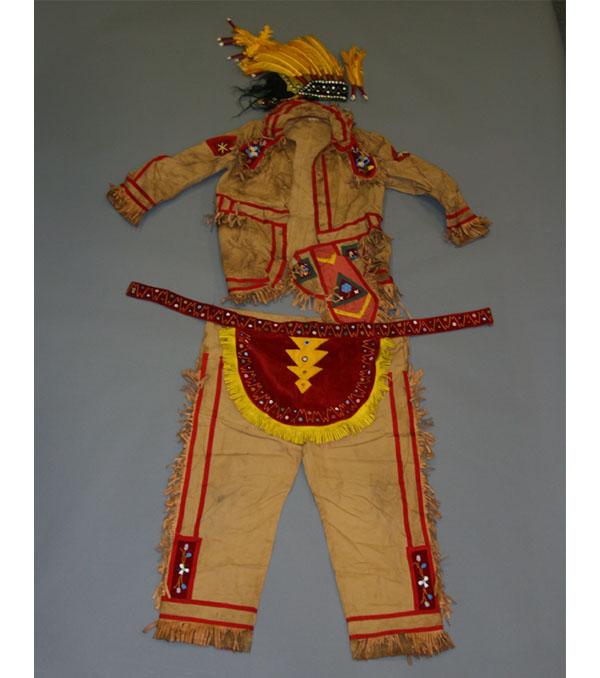 Red Men Lodge ceremonial garb; chiefs