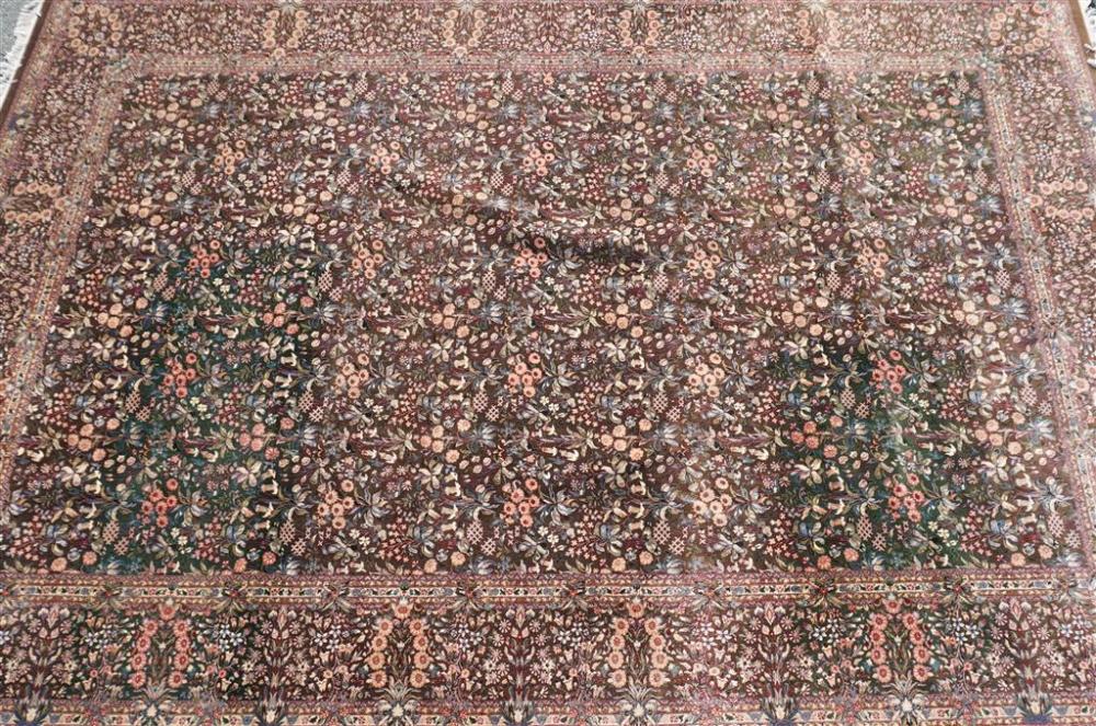 INDO-KESHAN RUG, 18' X 12'2"Indo-Keshan