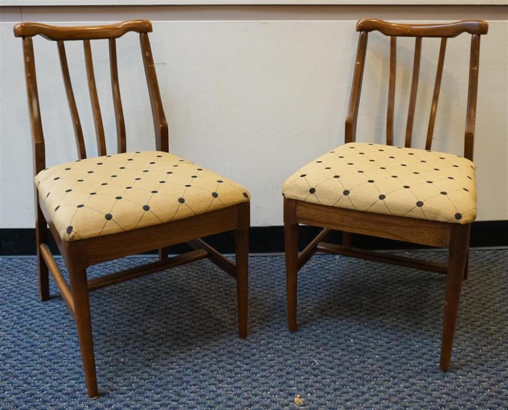 PAIR MID CENTURY MODERN FRUITWOOD 32666c