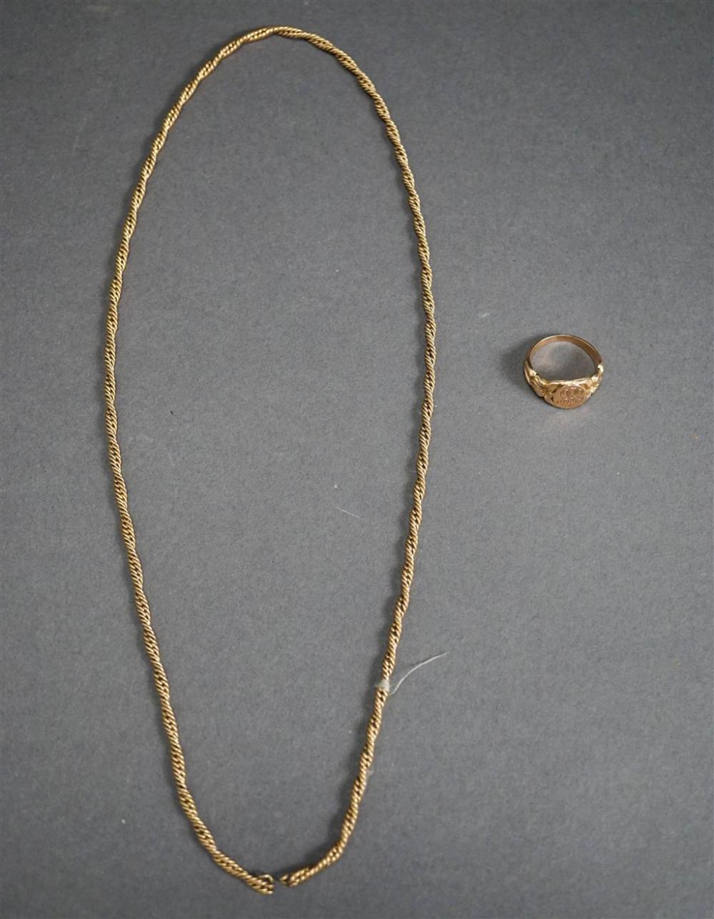 10 KARAT YELLOW GOLD CHAIN AND 326731