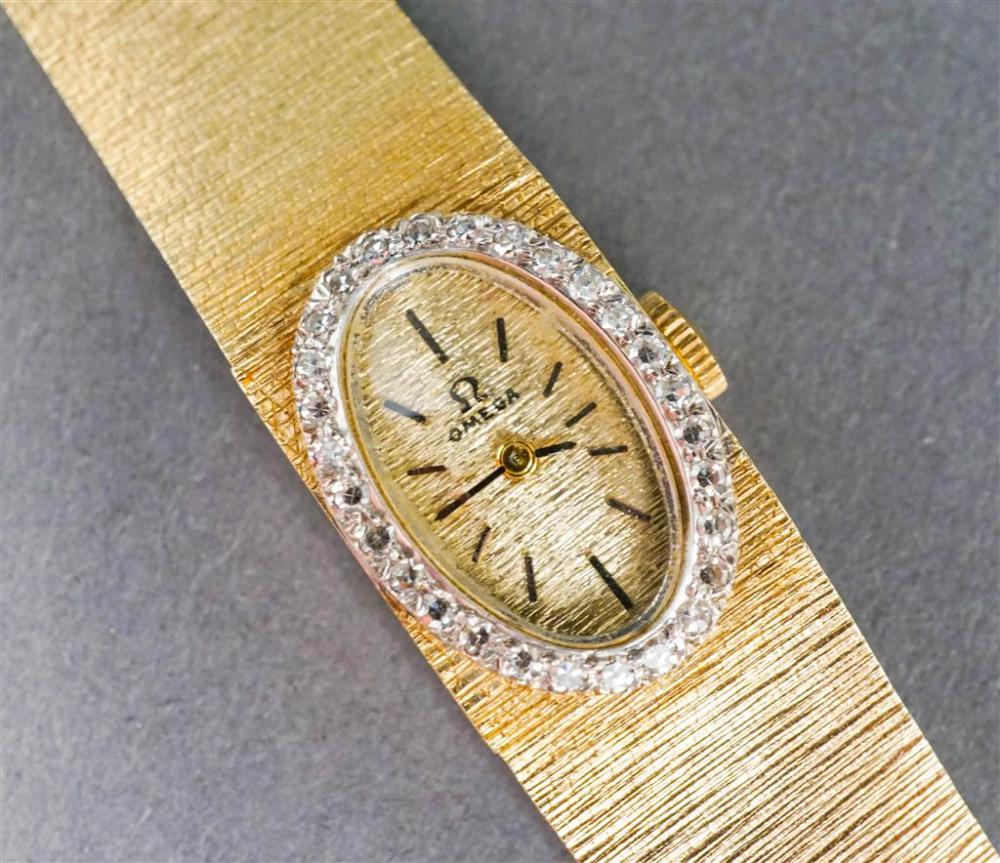 LADIES OMEGA 14 KARAT YELLOW GOLD 32672a