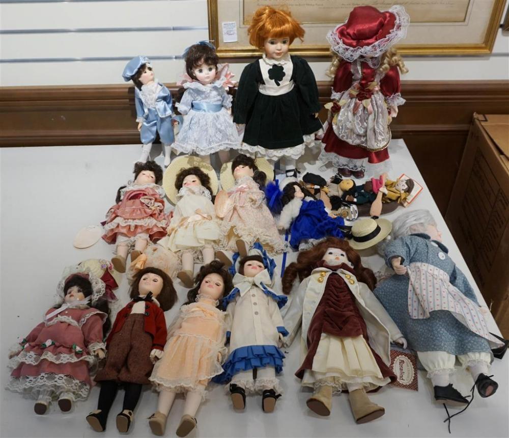 COLLECTION OF PORCELAIN HEAD DOLLS 326a24