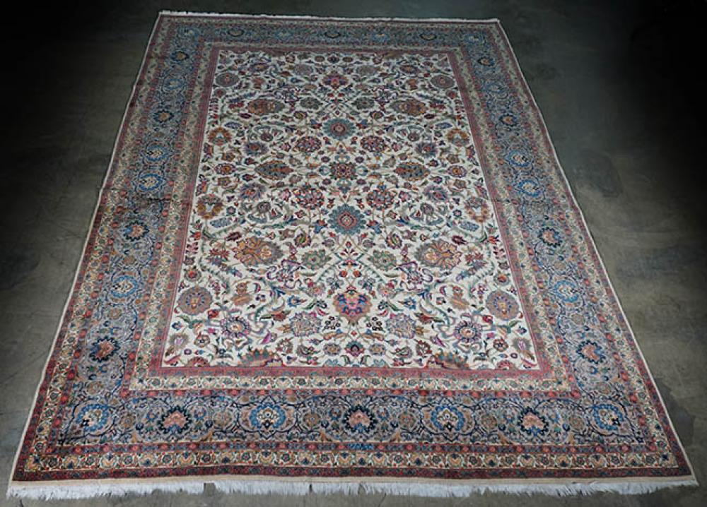 KESHAN RUG, SIGNED IRAN-KASHAN,