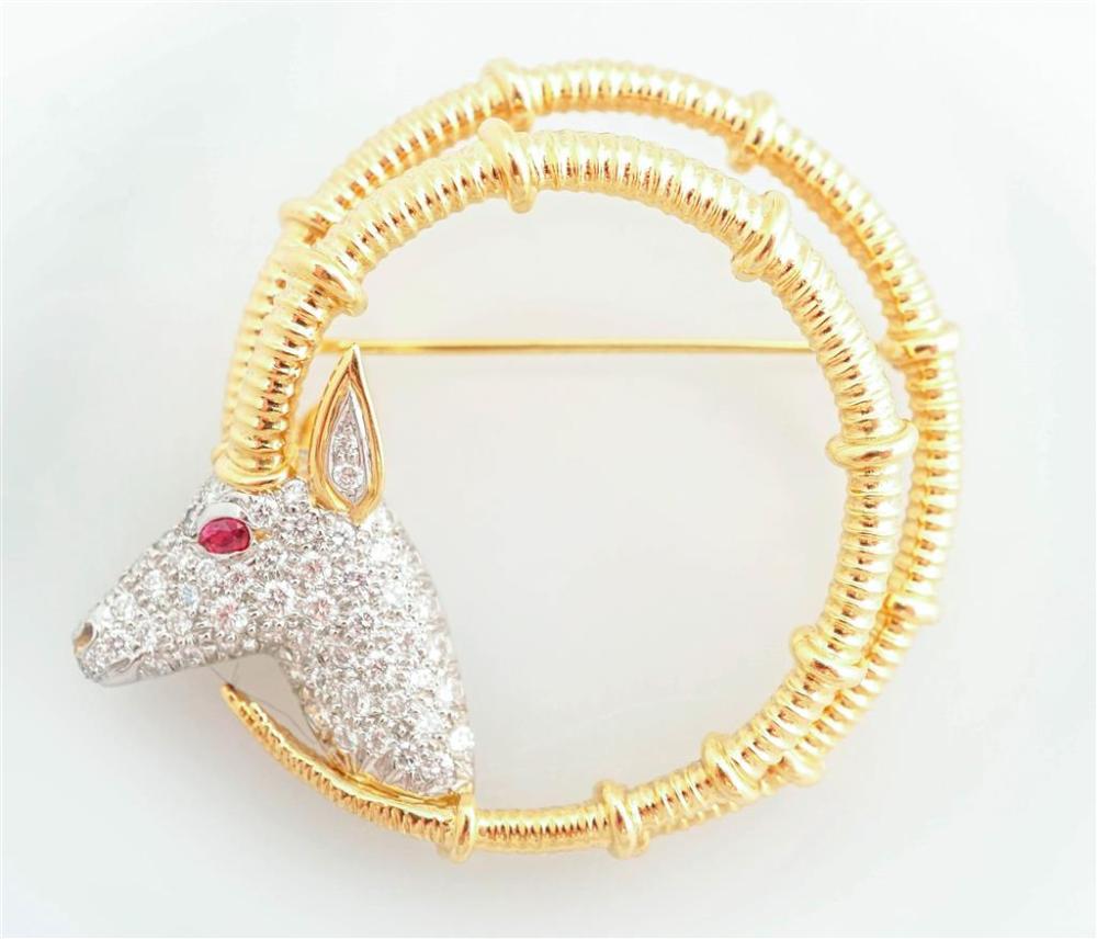 18-KARAT YELLOW-GOLD, PLATINUM,