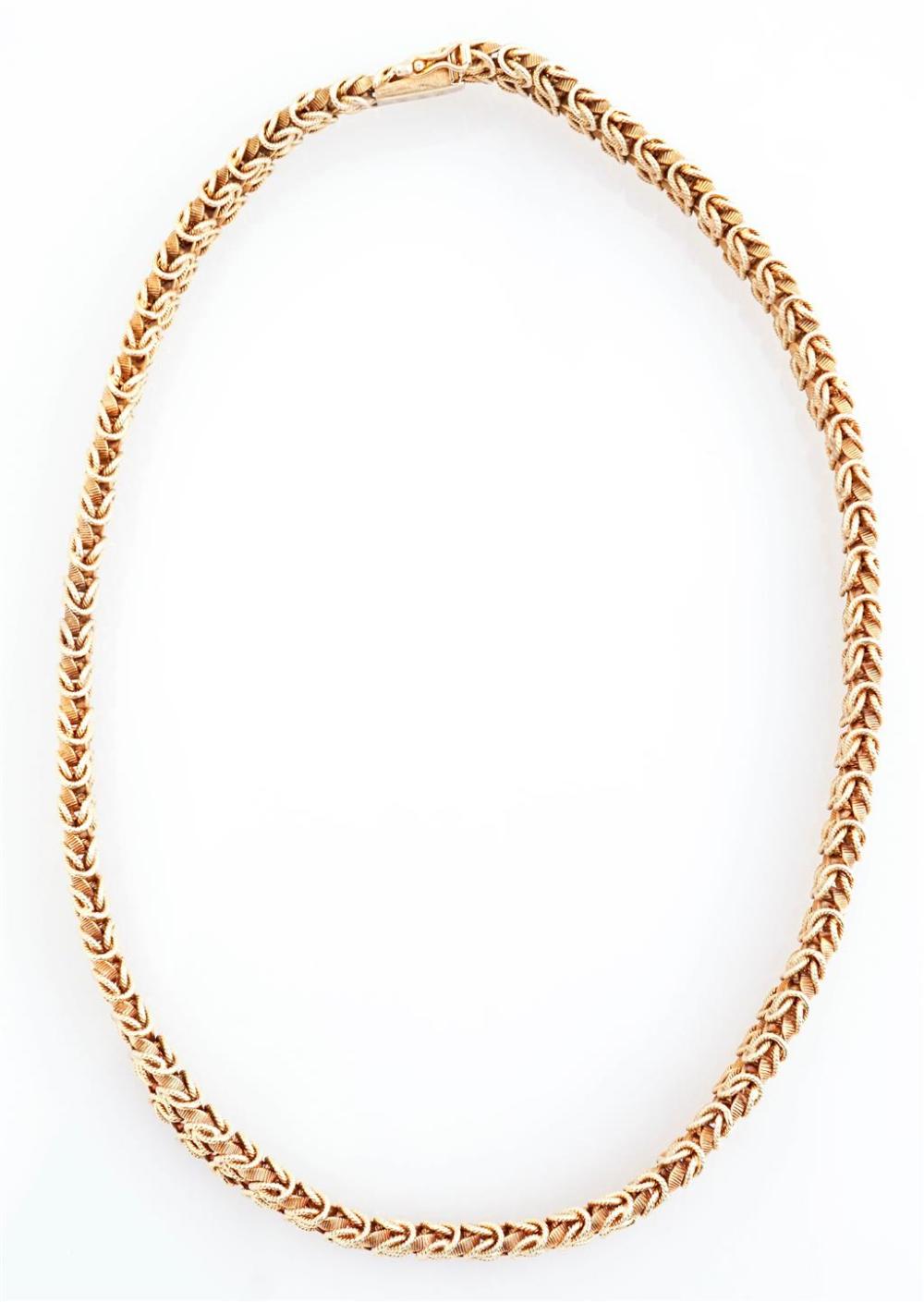 CHOKER LENGTH 14-KARAT YELLOW-GOLD