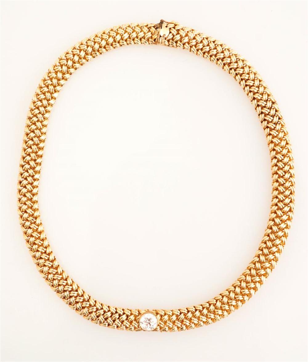 CHOKER LENGTH 14-KARAT YELLOW-GOLD