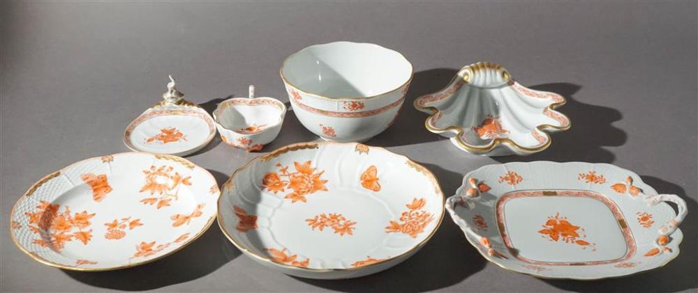SEVEN HEREND CHINESE BOUQUET RUST 329337
