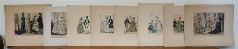 COLLECTION OF EIGHT VARIOUS UNFRAMED 32933f