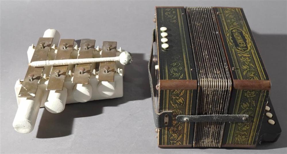 HOHNER ACCORDIAN AND A XYLOPHONEHohner