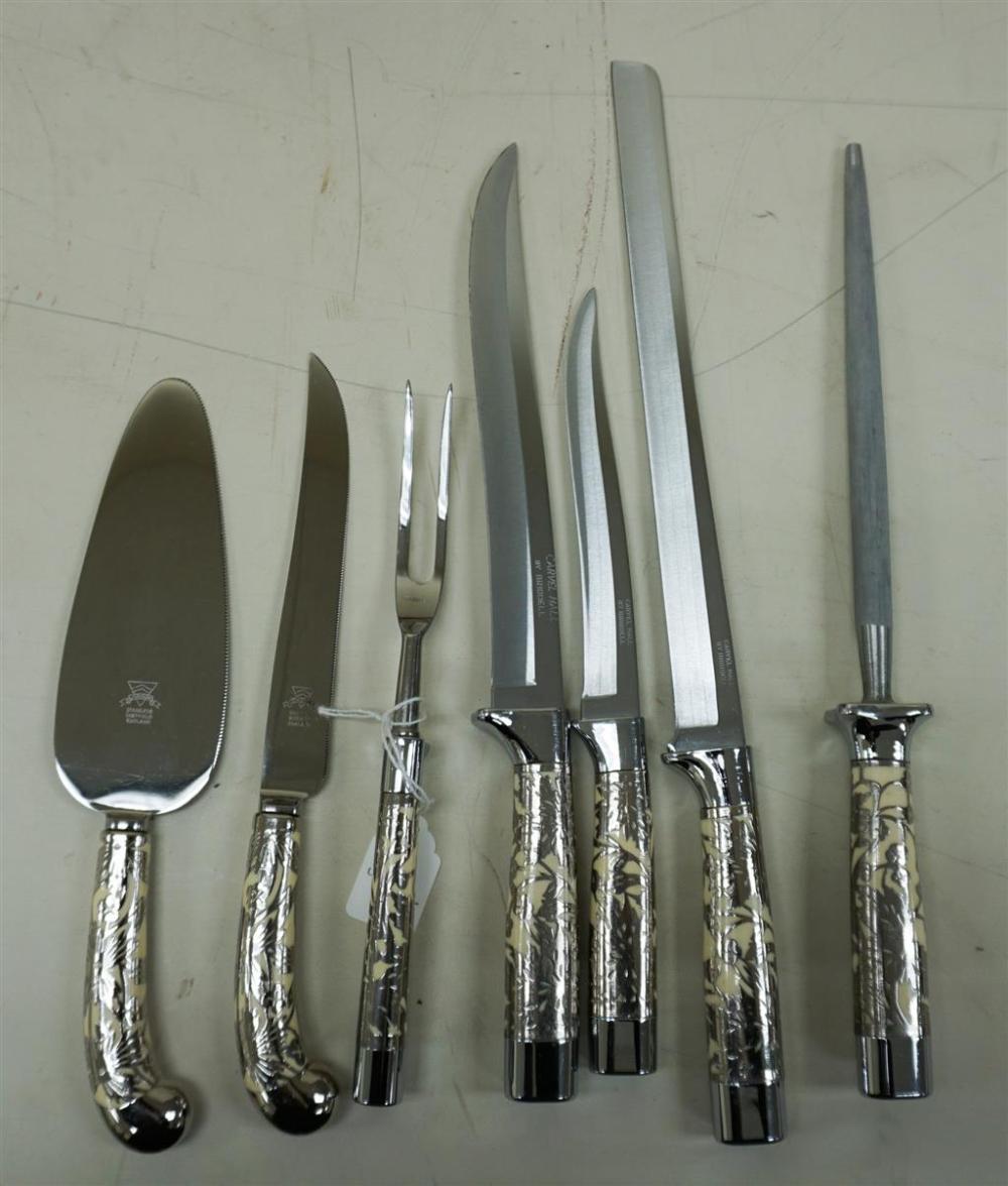OVERLAY HANDLE FIVE-PIECE CARVING SET