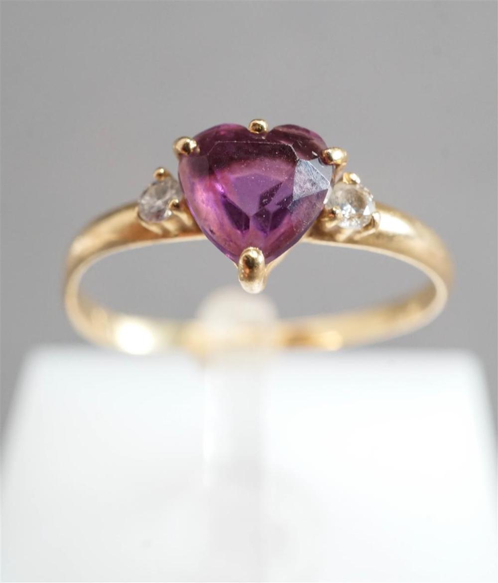 14 KARAT YELLOW GOLD AMETHYST 329439