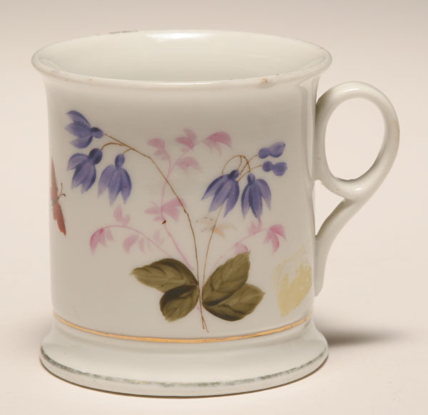 Occupational shaving mug, floral