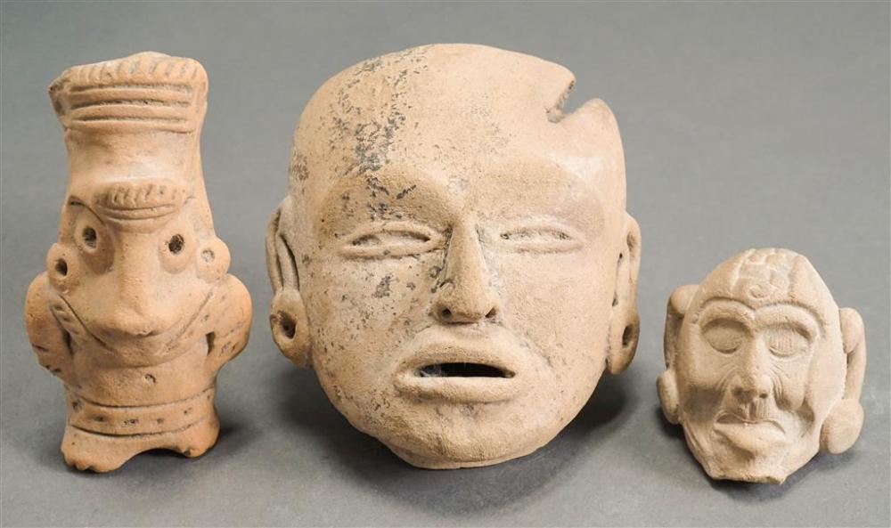 THREE VERA CRUZ PRE COLUMBIAN POTTERY 32949f