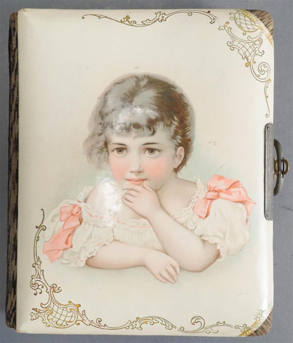 VICTORIAN PHOTOGRAPH ALBUM WITH 3294b4