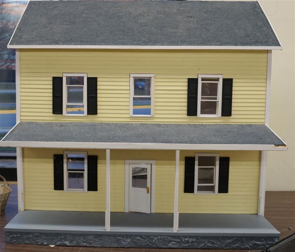 PAINTED WOOD DOLL HOUSE 30 1 2 32951c