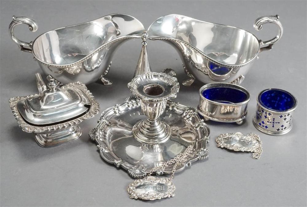 COLLECTION OF ENGLISH SILVER PLATED