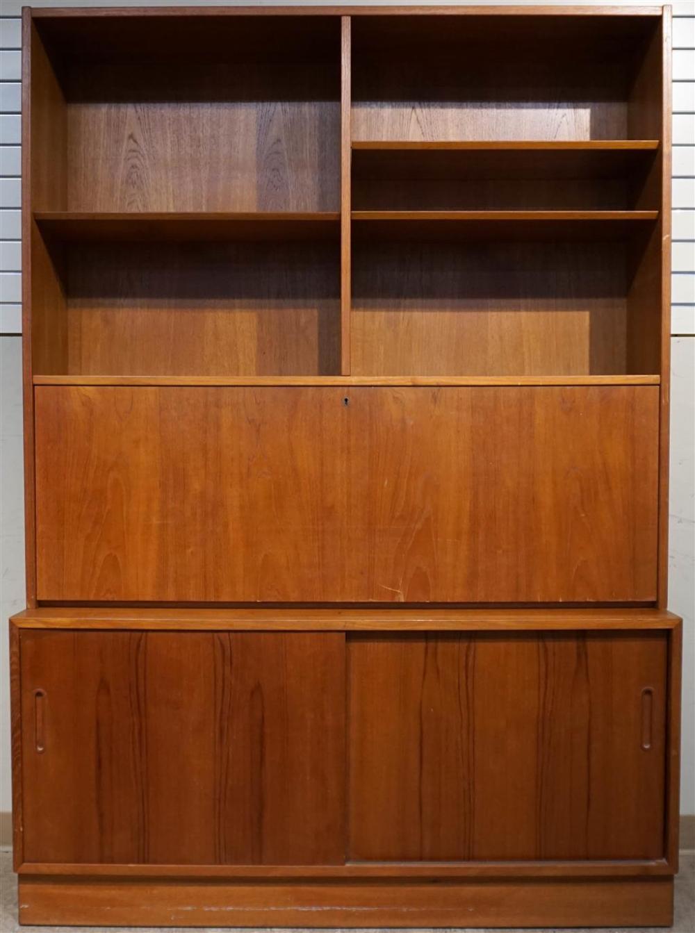 MID-CENTURY MODERN TEAK TWO PART