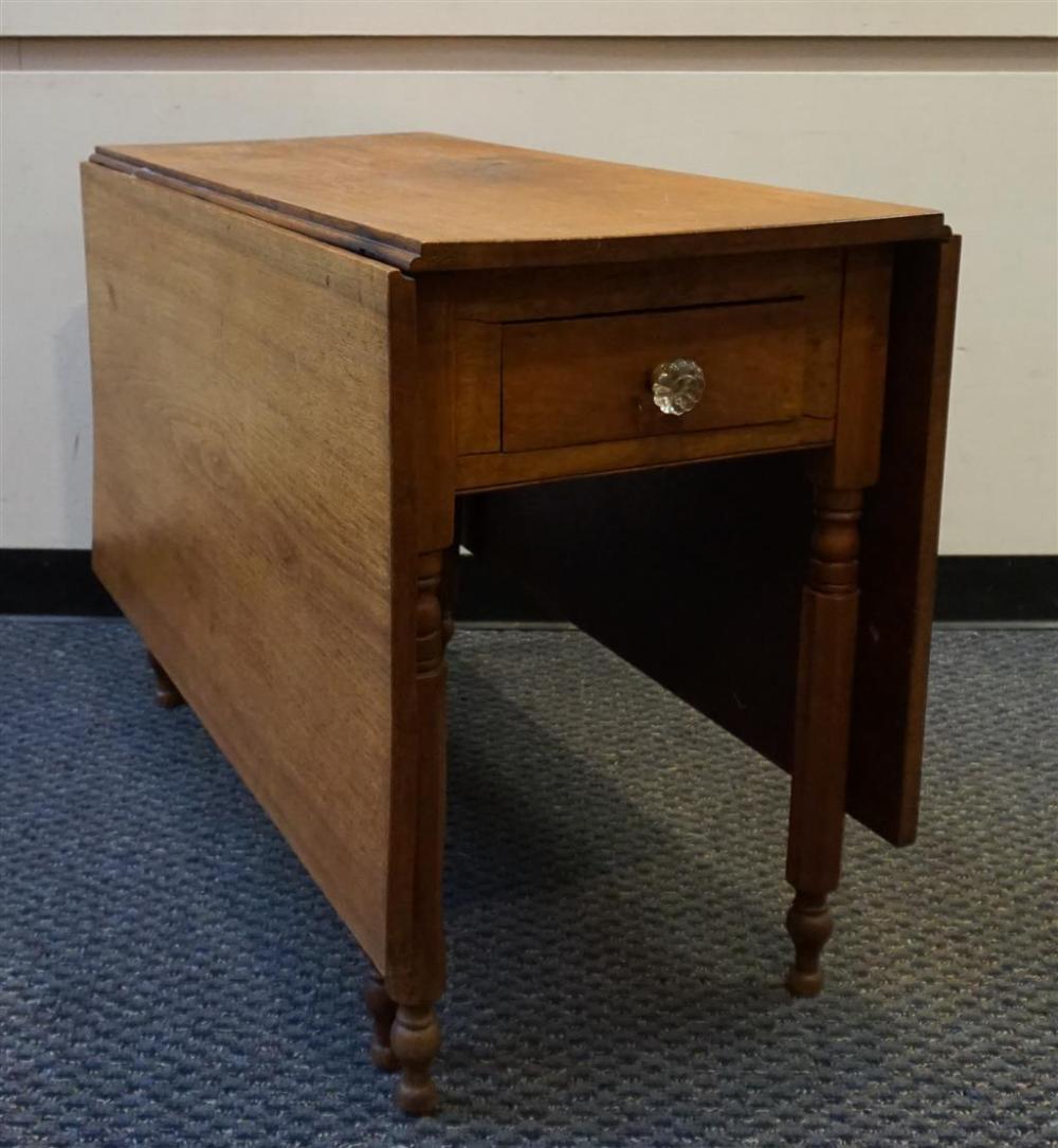 AMERICAN WALNUT DROP-LEAF TABLE,